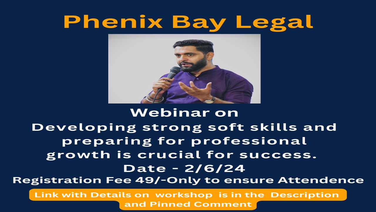 Webinar on Developing strong soft skills and preparing for professional growth is crucial for success. Image