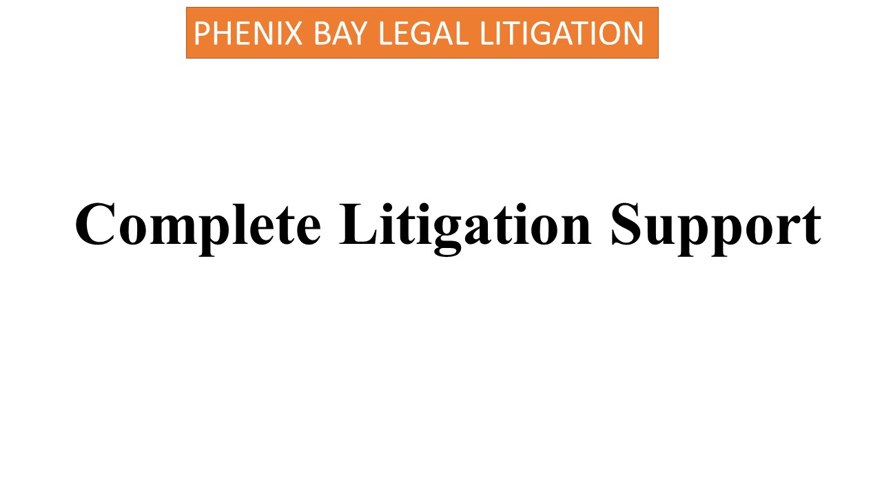 Phenix Bay Legal Complete Litigation Support Image