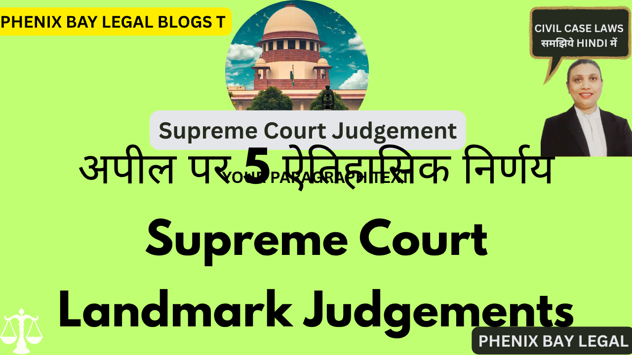 Landmark Judgements on Appeal - Image